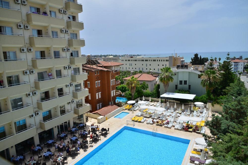 Sunbeach Hill Hotel Side Exterior foto